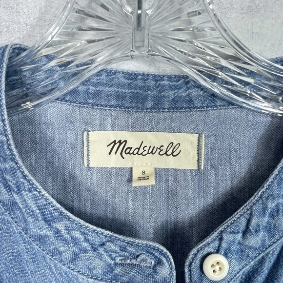 Madewell Shirred Popover Top - Picture 4 of 6